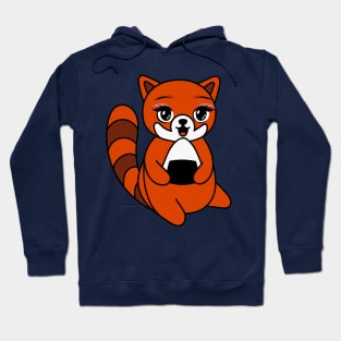 Red Panda Onigiri Hoodie